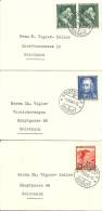 1941 3 Briefe ET Gestempelt " - Storia Postale