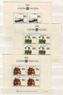 937c: Cept- Blocks Portugal+Azoren+Madeira 1988 - 1988
