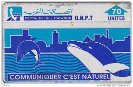 Morocco, MOR-29d, 70 Units, Dolphins, Control Number : 504C - Marokko