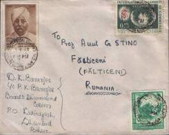 India Calcutta-1965-  Letter To Romania - Covers & Documents