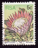 AFRIQUE Du SUD  1977 -  YT 420  -  Protea Cynaroides  - Oblitéré - Used Stamps