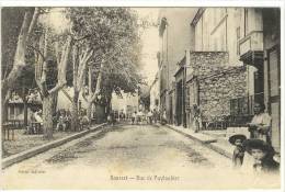 Carte Postale Ancienne Rousset - Rue De Puyloubier - Rousset