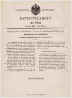 Original Patentschrift - Zwickauer Gußwerke GmbH In Zwickau - Pölbitz I. Sa., 1905 , Waschmaschine Mit Zahnradantrieb !! - Machines