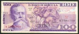 MEXICO , 100 PESOS 30.5.1974. P-66a - México