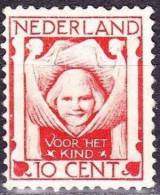 1924 Kinderzegels 10 + 2½ Cent Rood Ongestempeld NVPH 143 - Nuevos