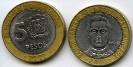 République Dominicaine Dominican Republic 5 Pesos 2002 KM 89 - Dominikanische Rep.