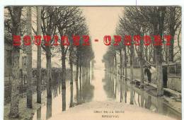 78 - BOUGIVAL - Rue Inondée - Inondations 1910 Crue De La Seine - Dos Scané - Bougival