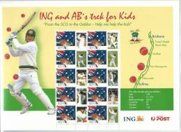 2000 ING & AB's Trek For Kids 10 X 45 Cent Stamps With Special Tags Large Sheet  Mint Unhinged - Blocks & Sheetlets