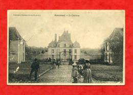 * ORMESSON-Le Château(Enfants+Landeau)-Carte Voyagée Début 1900, Voir Le Dos - Ormesson Sur Marne