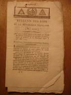 BULLETIN DES LOIS De 1795 - MARCHES - REPRESENTANT BEAUPREY MANCHE CALVADOS SARTHE EURE ORNE SEINE INFERIEURE - émigrés - Décrets & Lois