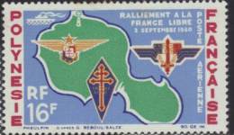 Polynésie Française Aérienne 1964  --Yvert   PA 8 Neuf Charnière Légère --- Côte 18,70€ - Unused Stamps