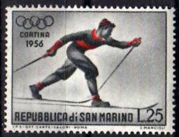 PIA - SAN  MARINO  - 1955 : 7° Giochi Olimpici Invernali Di Cortina D´ Ampezzo  -  (SAS  434) - Hiver 1956: Cortina D'Ampezzo