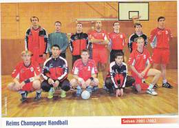 Reims Champagne Handball  - Saison 2001 / 2002 - Handbal