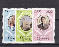 Uganda Nº 261 Al 263 - Oeganda (1962-...)