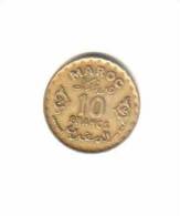 MOROCCO    10  FRANCS  1952 (Y # 49) - Marocco