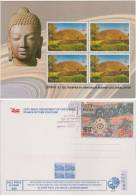 Indipex 97 Budhist Cultural Sites Religions Buddhism Architecture Maxim Card India Inde Indien As Scan - Buddhism