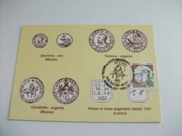 Monete Zecchino Oro Testone D'argento Cavallotto Argento Pezzo Rame 437° Fiera Del Perdono Melegnano - Monedas (representaciones)