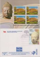 Buddha Indipex 97 Budhist Cultural Sites Religions Buddhism Architecture Maxim Card India Inde Indien As Scan - Buddhism