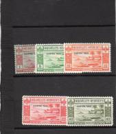 Nelles Hébrides:année 1939  Timbres Taxe (timbres De 1938 Surchargés:5 Valeurs )N° 11 à 15 - Sonstige & Ohne Zuordnung