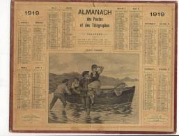 ALMANACH  DES POSTES ET DES TELEGRAPHES( 1919) Galant Passeur - Groot Formaat: 1901-20