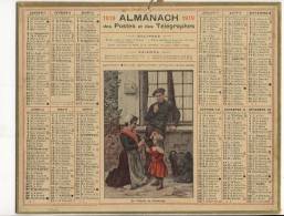 ALMANACH  DES POSTES ET DES TELEGRAPHES( 1919)  La Toilette Du Dimanche - Tamaño Grande : 1901-20