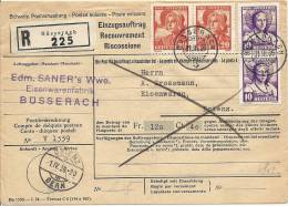 1936 Einzugsmandat Mit Inhalt - Cartas & Documentos