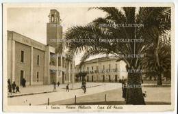 CARTOLINA PIAZZA PLEBISCITO CASA DEL FASCIO SAN SEVERO FOGGIA PUGLIA - San Severo