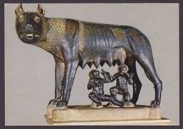 ## Italy PPC Roma Musei Capitolini - Lupa Capitolina Romolus & Remus Feeding From The Wolf - Museos