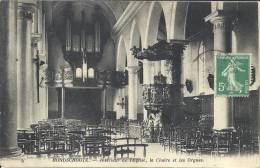 NORD PAS DE CALAIS - 59 - NORD - HONDSHOOTE - Intérieur De L'Eglise - La Chaire Et Les Orgues - Hondshoote