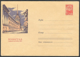 1940 RUSSIA 1962 ENTIER COVER Mint LENINGRAD PETERSBURG ADMIRALTY NAVY NAVAL TOWER TOUR ARCHITECTURE USSR 136 - 1960-69