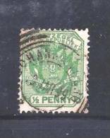 SOUTH AFRICA TRANSVAAL 1896 Used Stamps  Coat Of Arms 1/2d Green Nr. 48 - Transvaal (1870-1909)