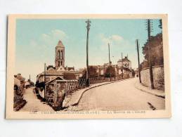 Carte Postale Ancienne : CHAMPAGNE-SUR-OISE : La Montée De L'eglise - Champagne Sur Oise