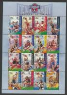 1996 Centenary Of The AFL Mini Sheet 20 X 45 Cent Stamps Mint Unhinged Gum On Back Unused - Blocs - Feuillets