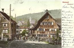 1904 Oberuzwil - Oberdorf Mit Stabstempel Uzwil - Uzwil