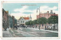Market Place, Sleaford, 1906 Postcard - Autres & Non Classés