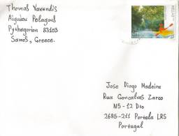 Greece Cover To Portugal - Covers & Documents