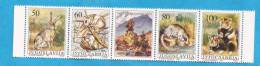 1992x   2525-28   JUGOSLAVIJA CONIGLI RABBITS STRIP MNH - Unused Stamps