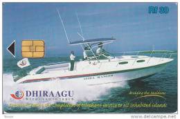 Maldives, 293MLDGIA, Speed-boat, 2 Scans. - Maldives