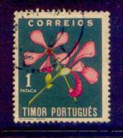 ! ! Timor - 1950 Timor Flowers 1 Pt - Af. 282 - Used - Timor