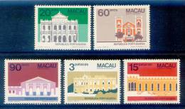 ! ! Macau - 1984 Monuments & Buildings (Complete Set) - Af. 491 To 495 - MH - Nuovi