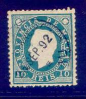 ! ! Macau - 1887 D. Luis 10 R - Af. 33 - Used - Gebraucht