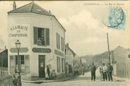 CHAPONVAL - La Rue De Pontoise - Auvers Sur Oise