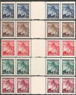 Boemia E Moravia 1939 Nuovo** - Yv.20/4  N°5 Strisce  2 Coppie+interspazio - Unused Stamps