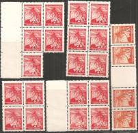 Boemia E Moravia 1939 Nuovo** - Yv.22 N°18x + Yv.42 N° Coppie + Interspazio - Unused Stamps