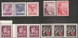 Boemia E Moravia 1943 Nuovo** - Yv.101 X3 + 102/04 + 105/06 + 111 X3 - Unused Stamps