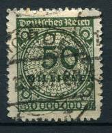 11176) DEUTSCHES REICH # 321 B Gestempelt GEPRÜFT Aus 1923, 8.- € - Usados