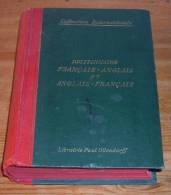 Dictionnaire Français-anglais Et Anglais-français - Ollendorff - 1911. - Dictionaries