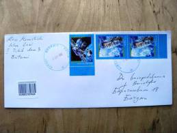 Cover Sent In Georgia, Space Astronauts International Co-operation In Cosmos, - Georgia