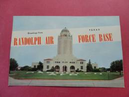 Randolph Air Force Base Tx----Early Chrome      ===== =====ref 673 - Other & Unclassified