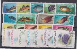 Albania Fauna Mi#1060/6,1124/30,1131/7 1966,1967 USED - Albanien